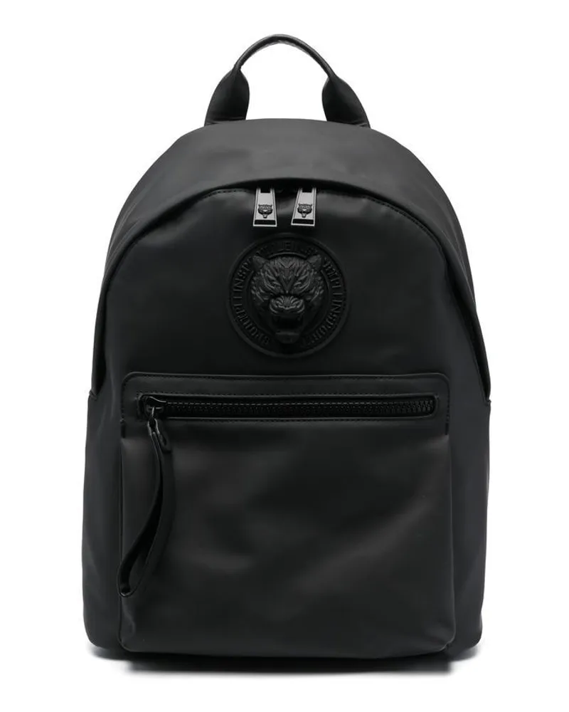 Philipp Plein Boston Rucksack mit Logo-Prägung Schwarz