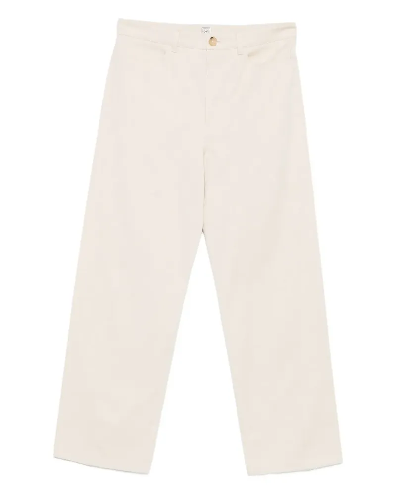 Totême Hose aus Bio-Baumwolle - Nude Nude
