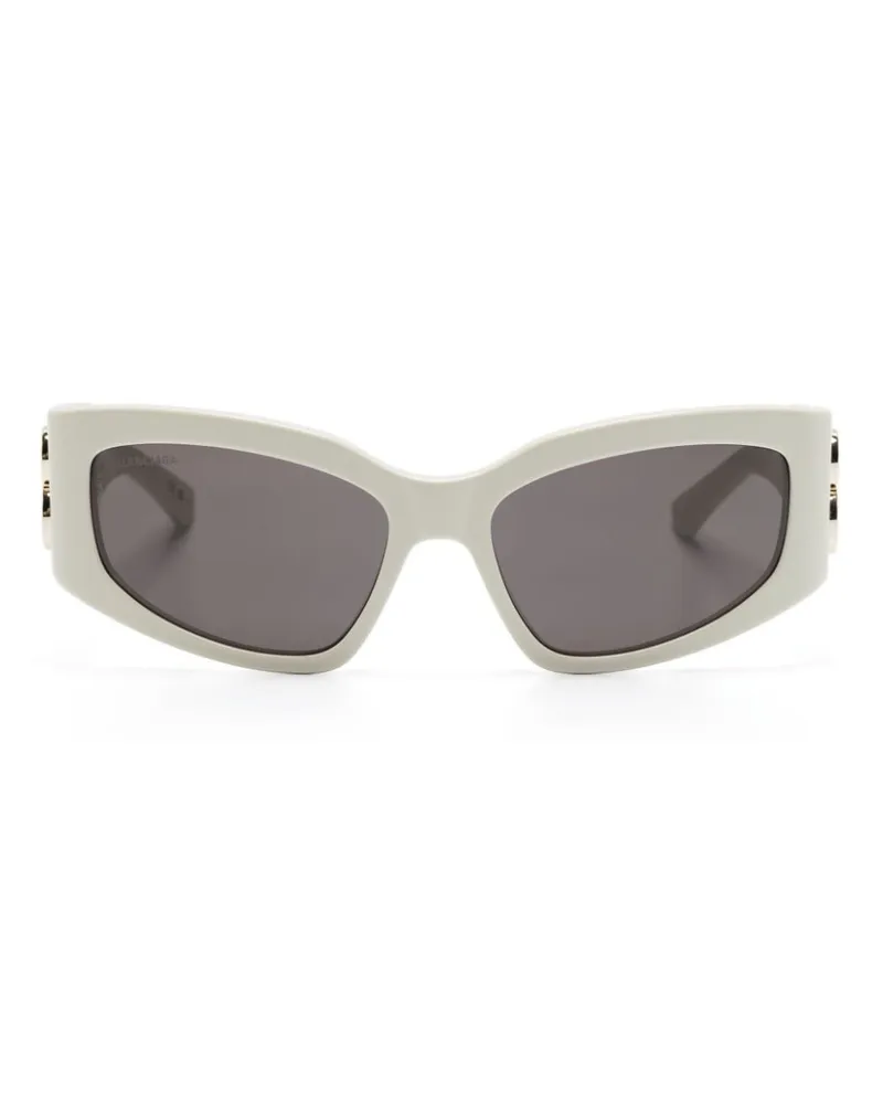 Balenciaga Bossy Cat Sonnenbrille - Weiß Weiß
