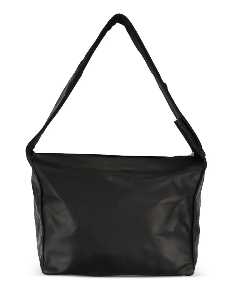 Omar Afridi Rucksack aus Leder - Schwarz Schwarz
