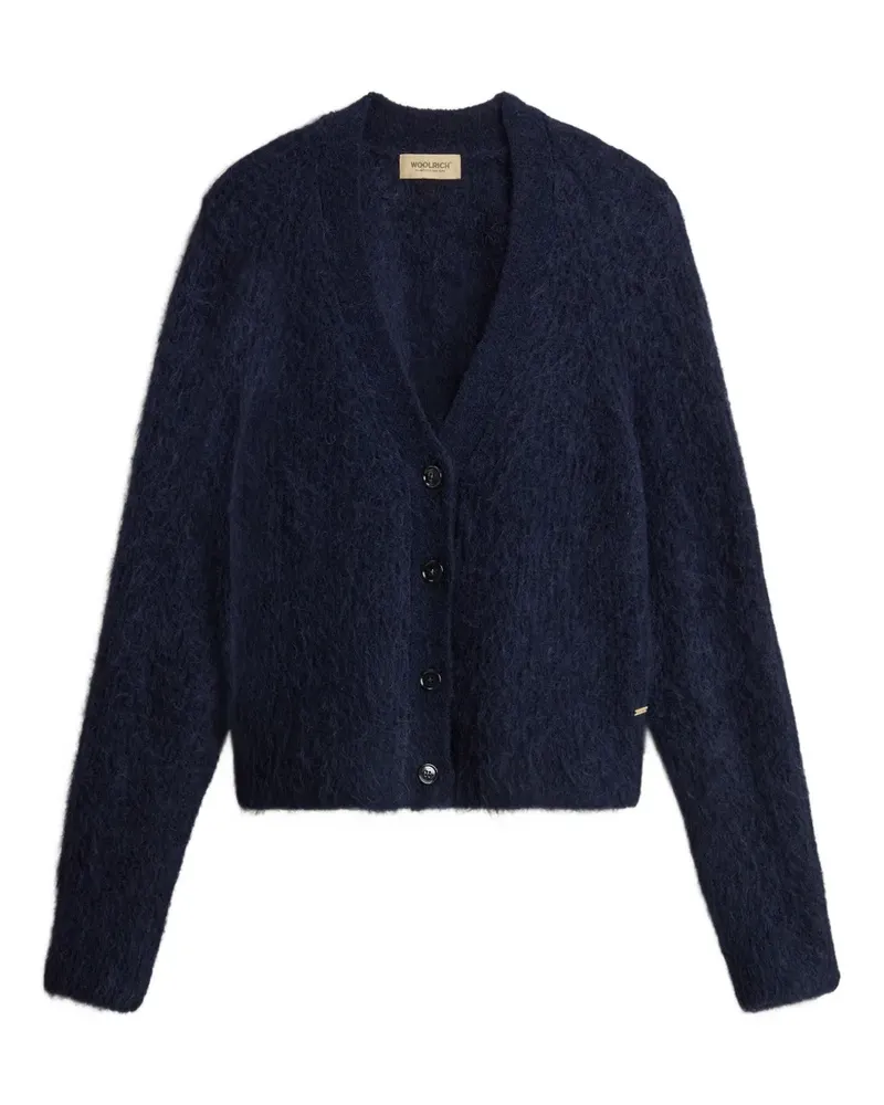 Woolrich V-neck cardigan - Blau Blau