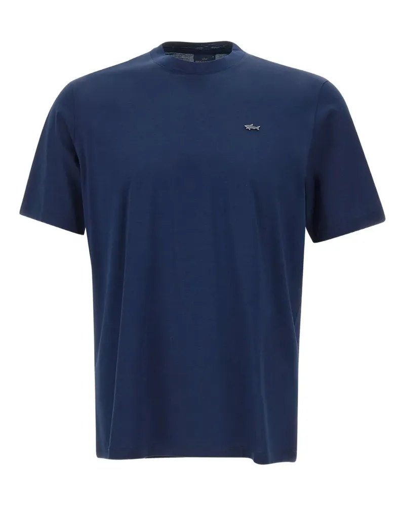 Paul & Shark T-Shirt mit Logo - Blau Blau