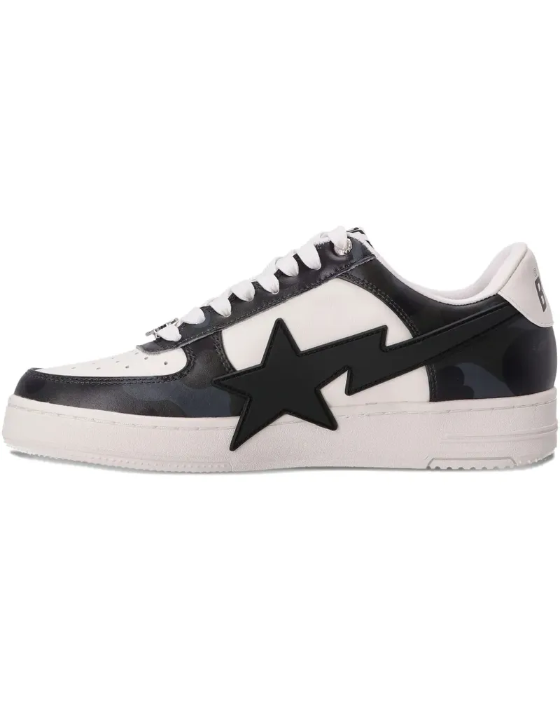 BAPE STA Sneakers mit Logo-Patch - Schwarz Schwarz