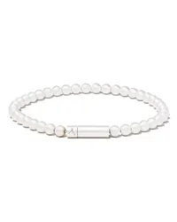 Le Gramme Perlenarmband mit Logo Silber