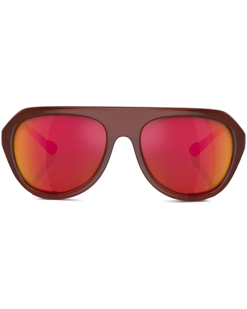 Ferrari Sonnenbrille mit ovalem Gestell - Braun Braun