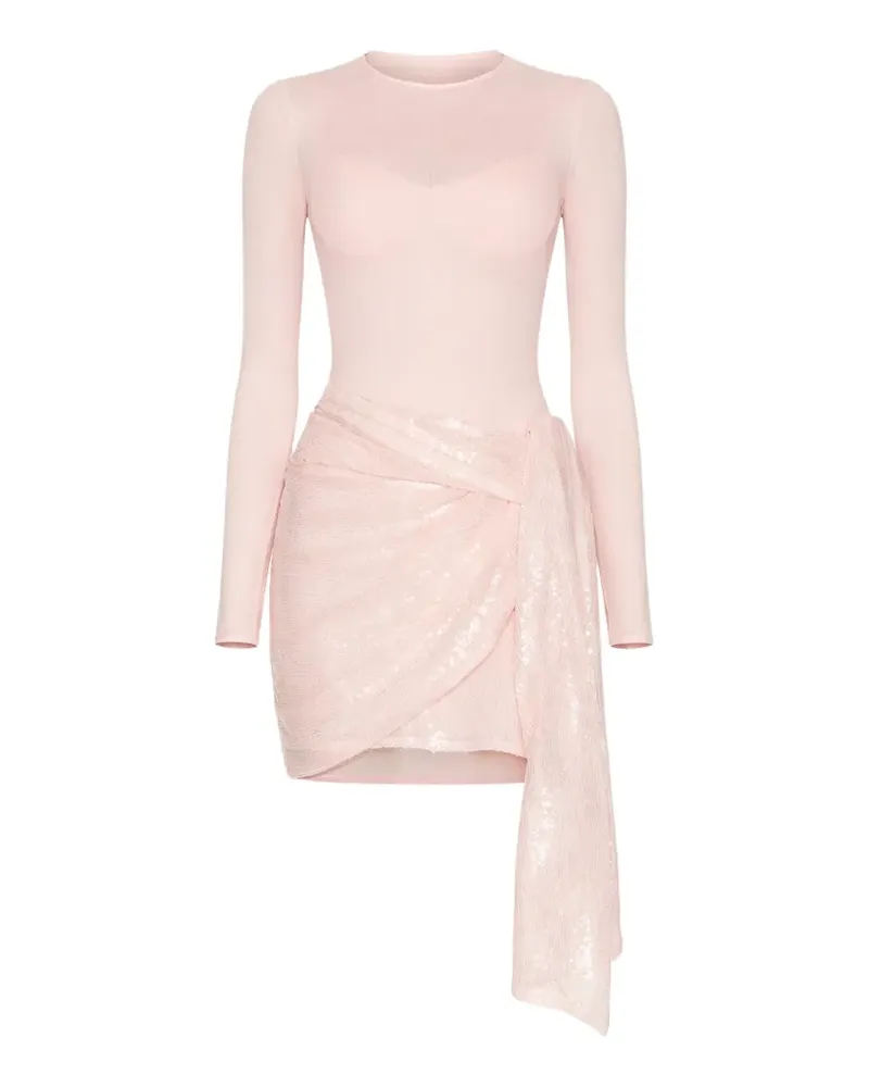 Area sequin draped mini cocktail dress - Rosa Rosa