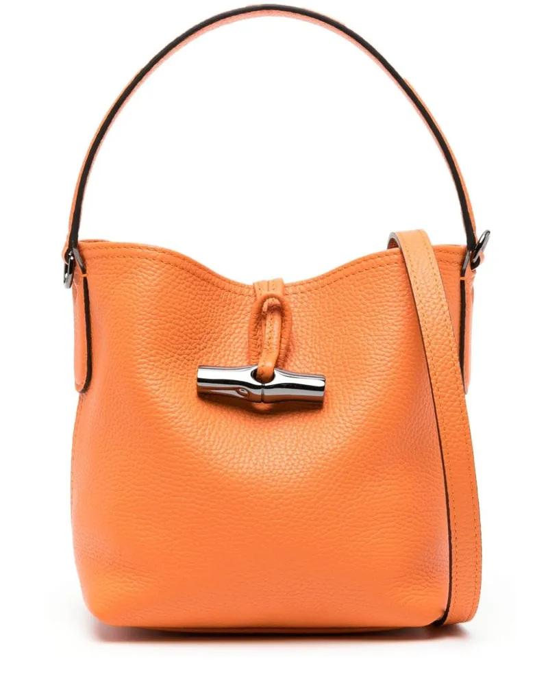 Longchamp Kleine Roseau Essential Beuteltasche - Orange Orange