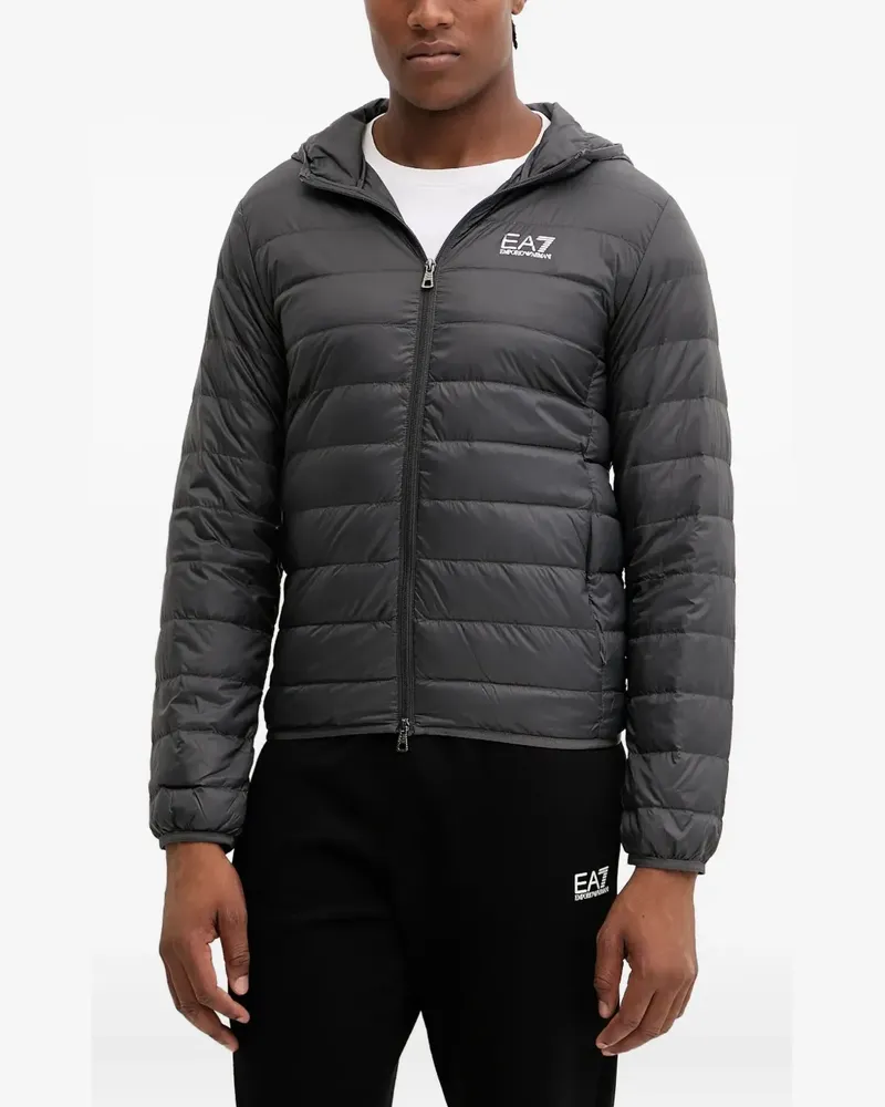 EA7 Jacke mit Kapuze - Grau Grau