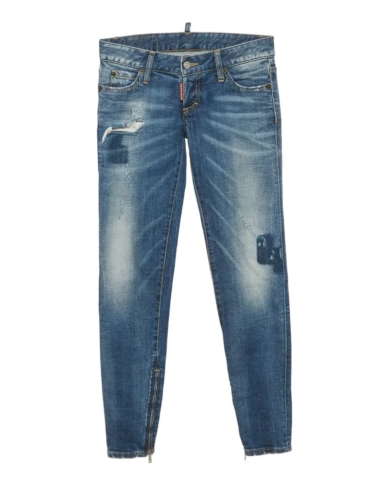 Dsquared2 distressed slim-fit jeans - Blau Blau