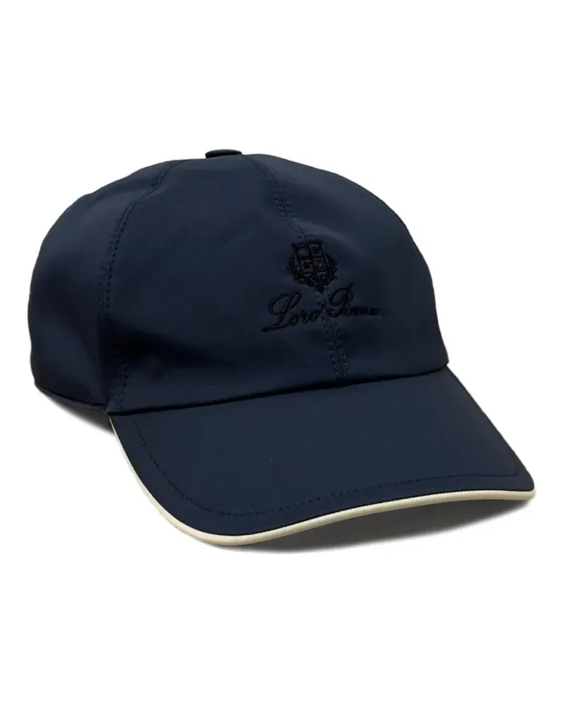 Loro Piana Zweifarbige Wind Baseballkappe - Blau Blau
