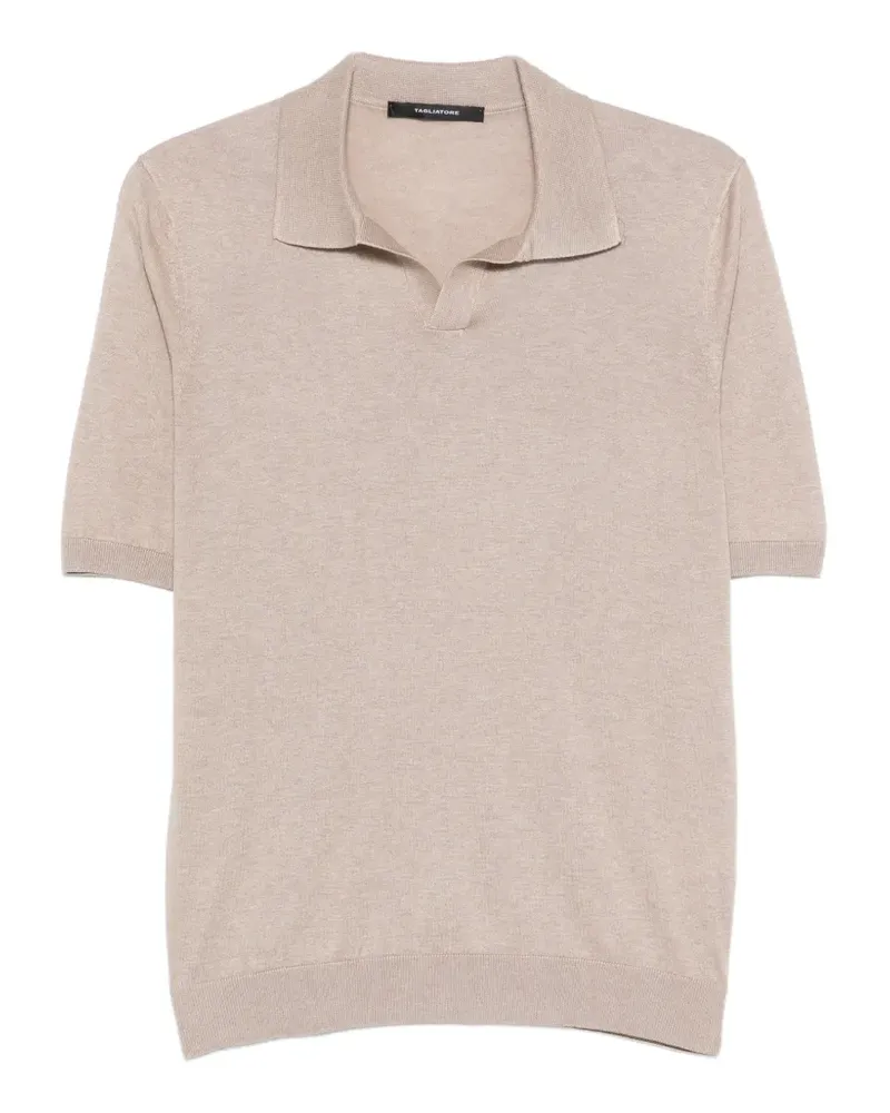 Tagliatore Gestricktes Keith T-Shirt - Nude Nude