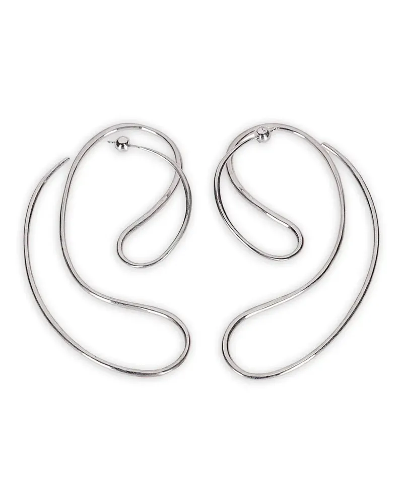 PANCONESI continua large earrings - Silber Silber