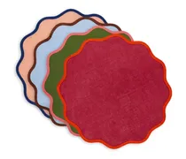 Set aus vier Cloud Tischsets - Rot