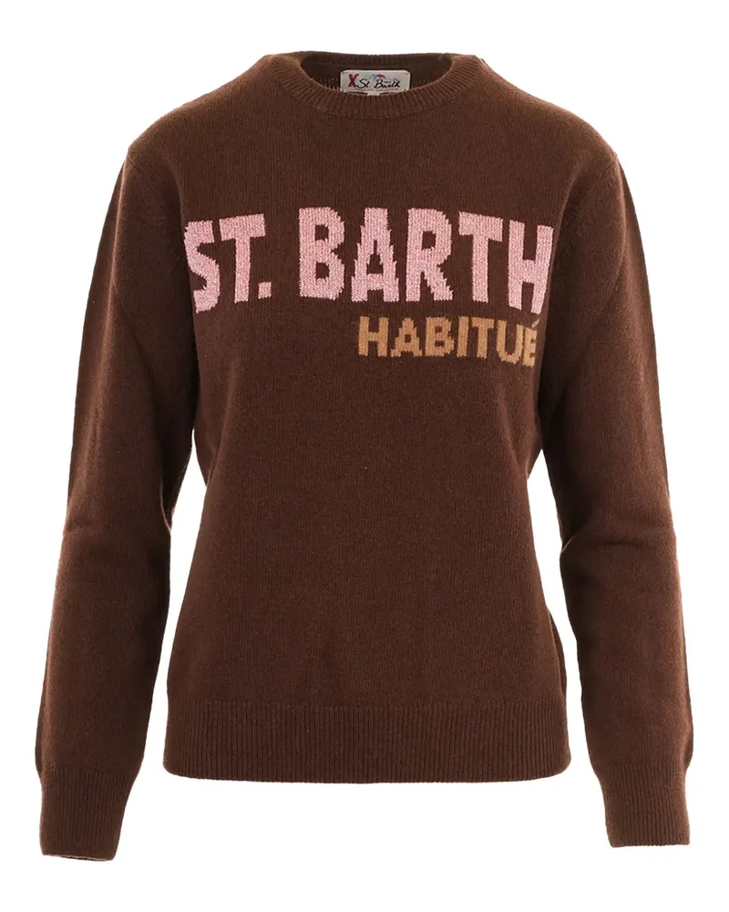 MC2 Saint Barth Habitue Intarsien-Pullover - Braun Braun