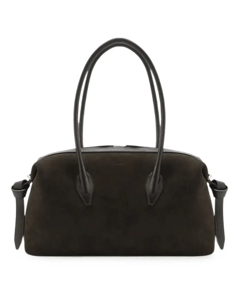 YUZEFI Brioche suede tote bag - Braun Braun