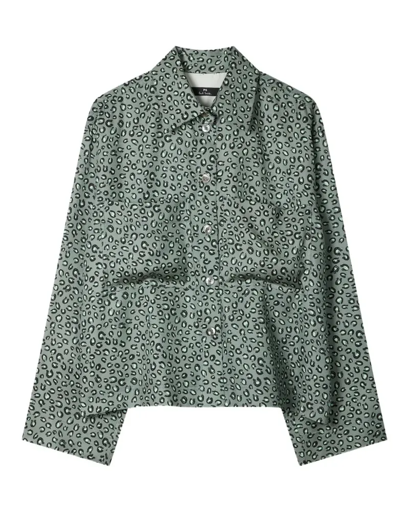 Paul Smith animal-print shirt - Grün Grün