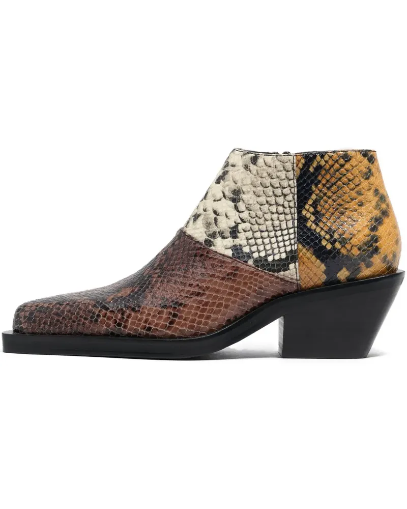 BIMBA Y LOLA Stiefel mit Einsätzen 40mm - Braun Braun