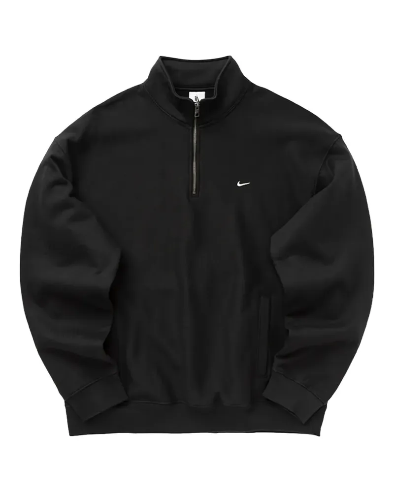 Nike Solo Swoosh half-zip sweatshirt - Schwarz Schwarz