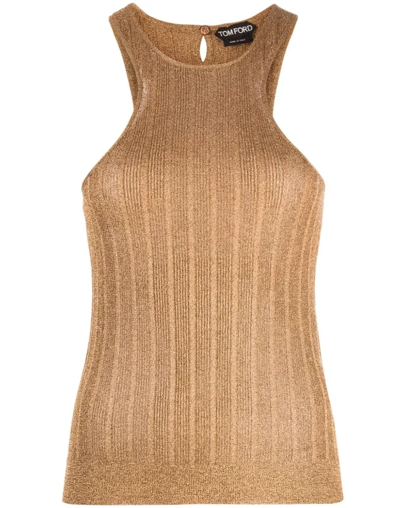 Tom Ford Top mit Metallic-Optik - Gold Gold
