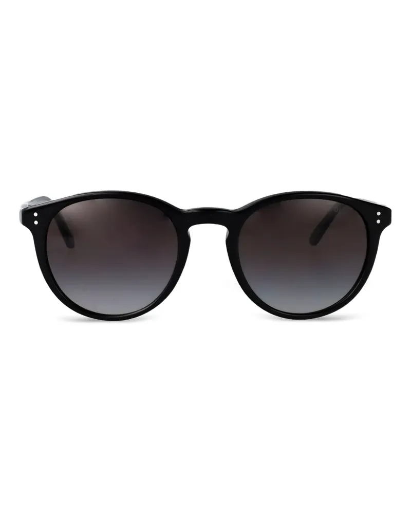 Ralph Lauren Sonnenbrille mit rundem Gestell - Schwarz Schwarz