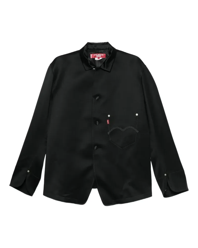 Junya Watanabe x Levi´s heart-motif button-up jacket - Schwarz Schwarz