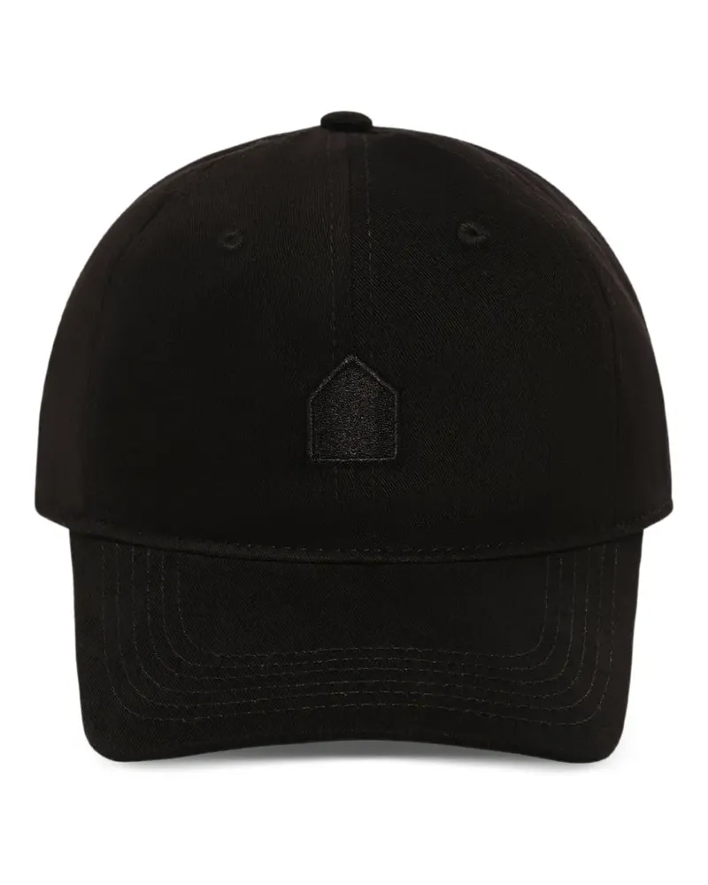 Noir Kei Ninomiya Baseballkappe mit Logo-Stickerei - Schwarz Schwarz