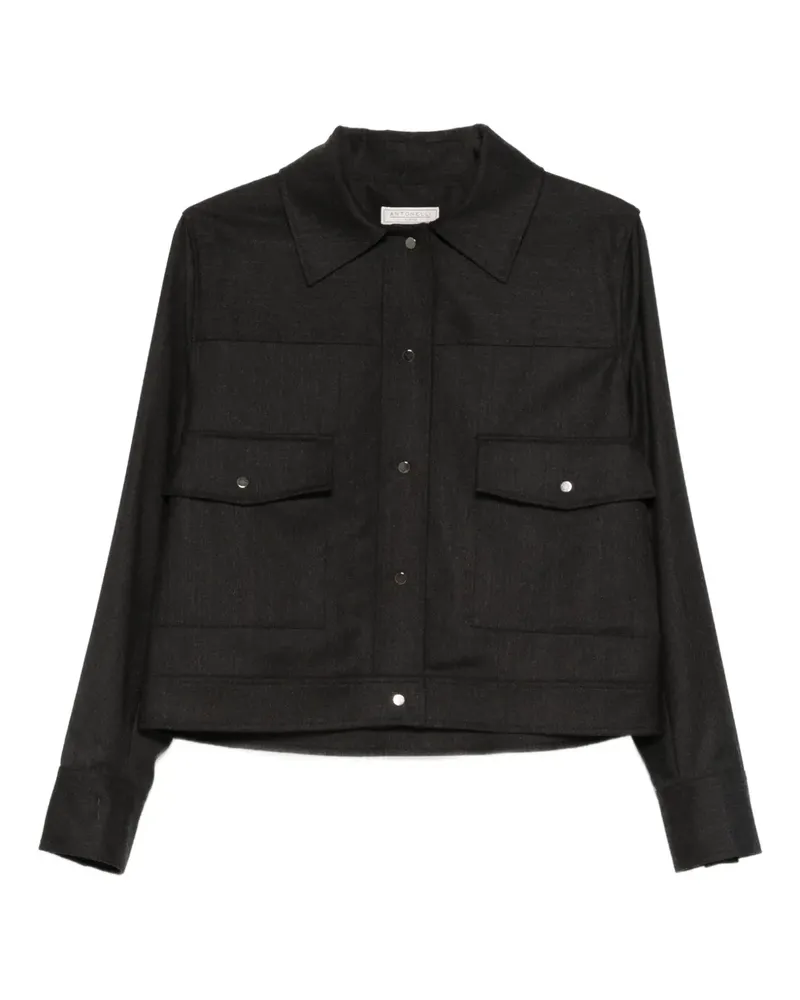 Antonelli Firenze Fragolino flap-pocket overshirt - Grau Grau