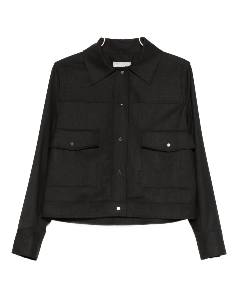 Antonelli Firenze Fragolino flap-pocket overshirt - Grau Grau