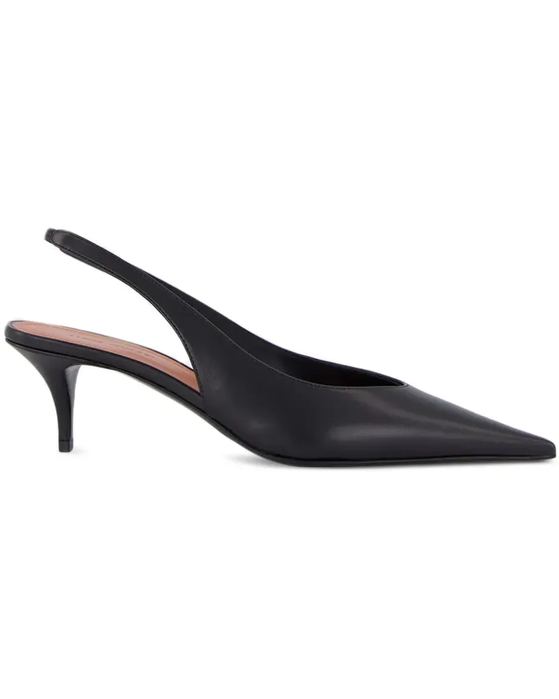 Amina Muaddi Anok heeled slingback-strap pumps - Schwarz Schwarz