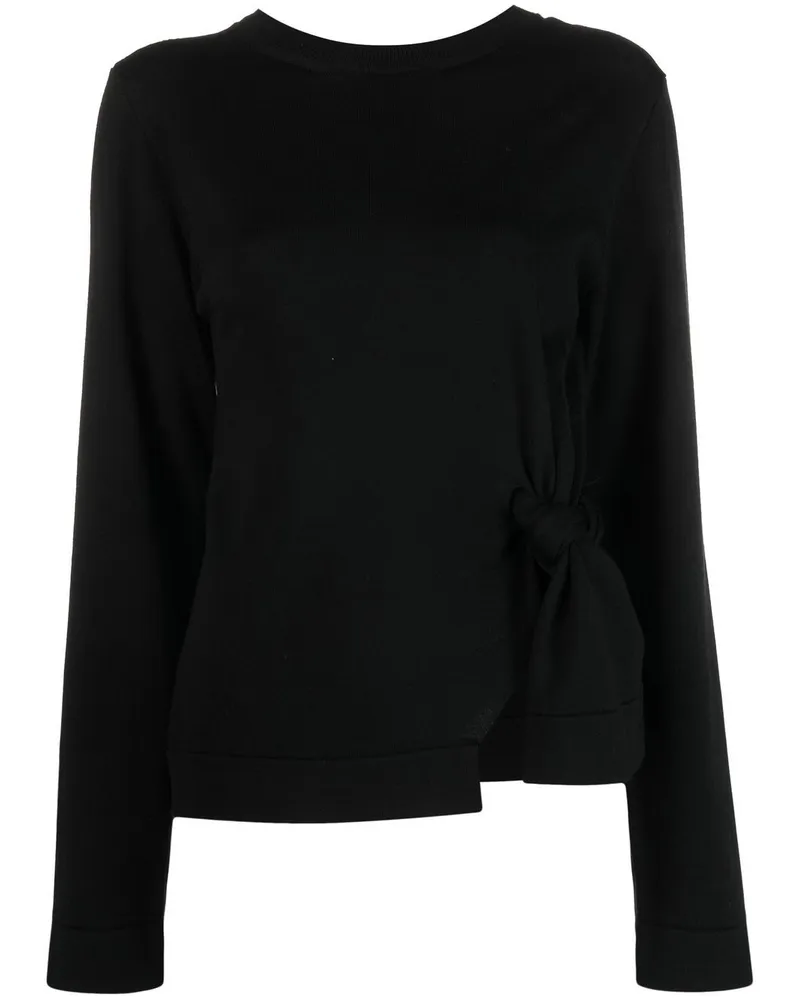 Jil Sander Pullover mit offenem Rücken - Schwarz Schwarz