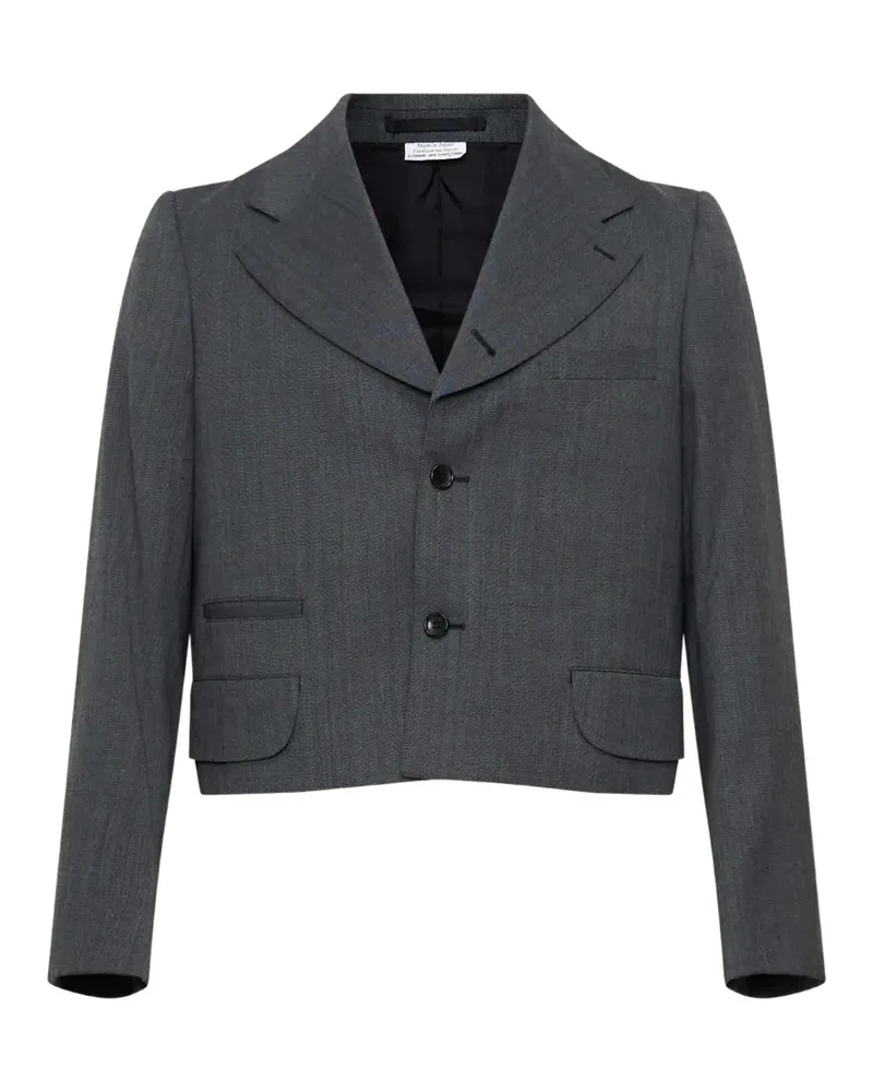 Comme des Garçons x Hizume herringbone-pattern dinner jacket - Grau Grau