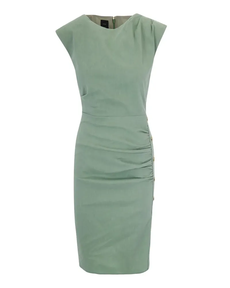 Pinko ruched midi dress - Grün Grün
