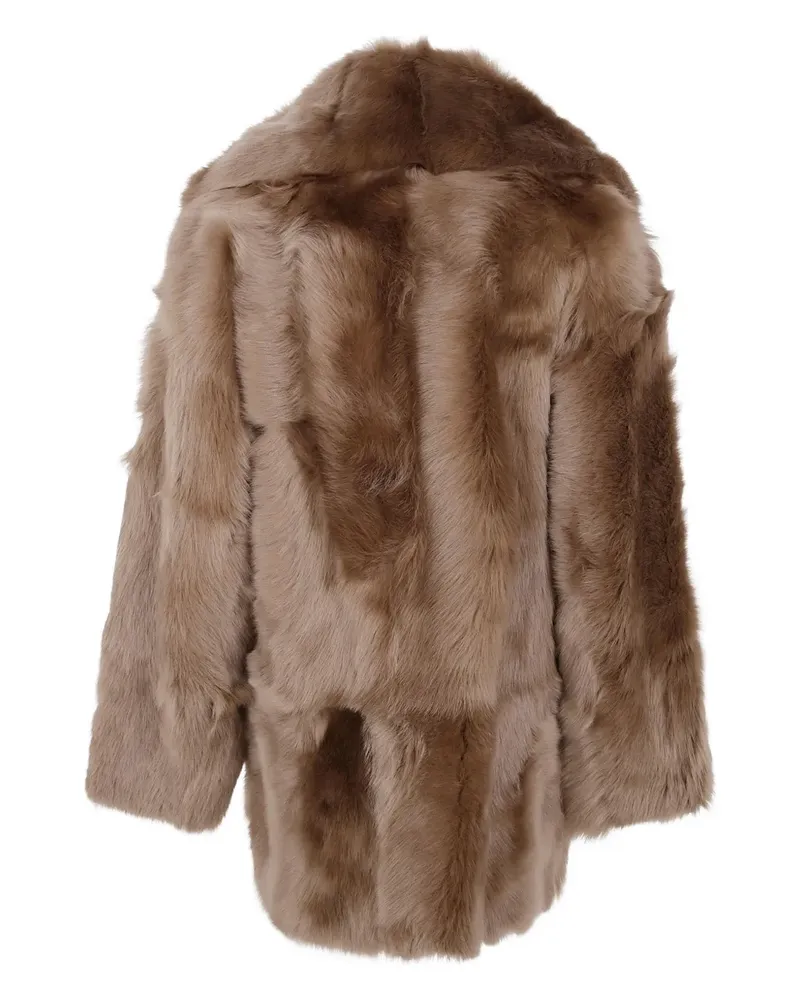 BLANCHA Jacke aus Faux Shearling - Braun Braun