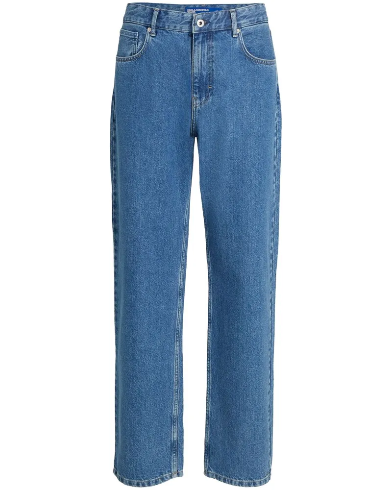 Karl Lagerfeld Jeans mit lockerem Schnitt - Blau Blau