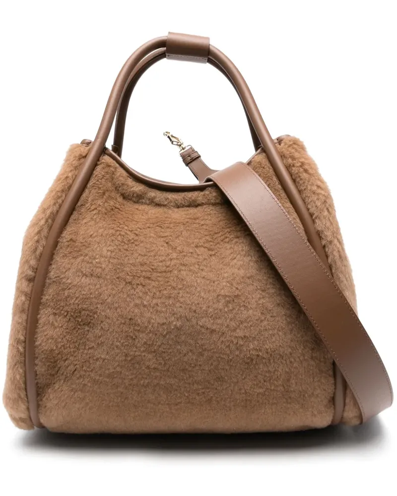 Max Mara Teddy Handtasche - Braun Braun