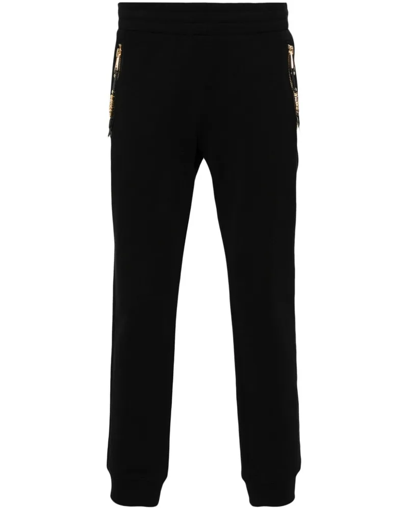 Moschino Jogginghose mit Logo - Schwarz Schwarz