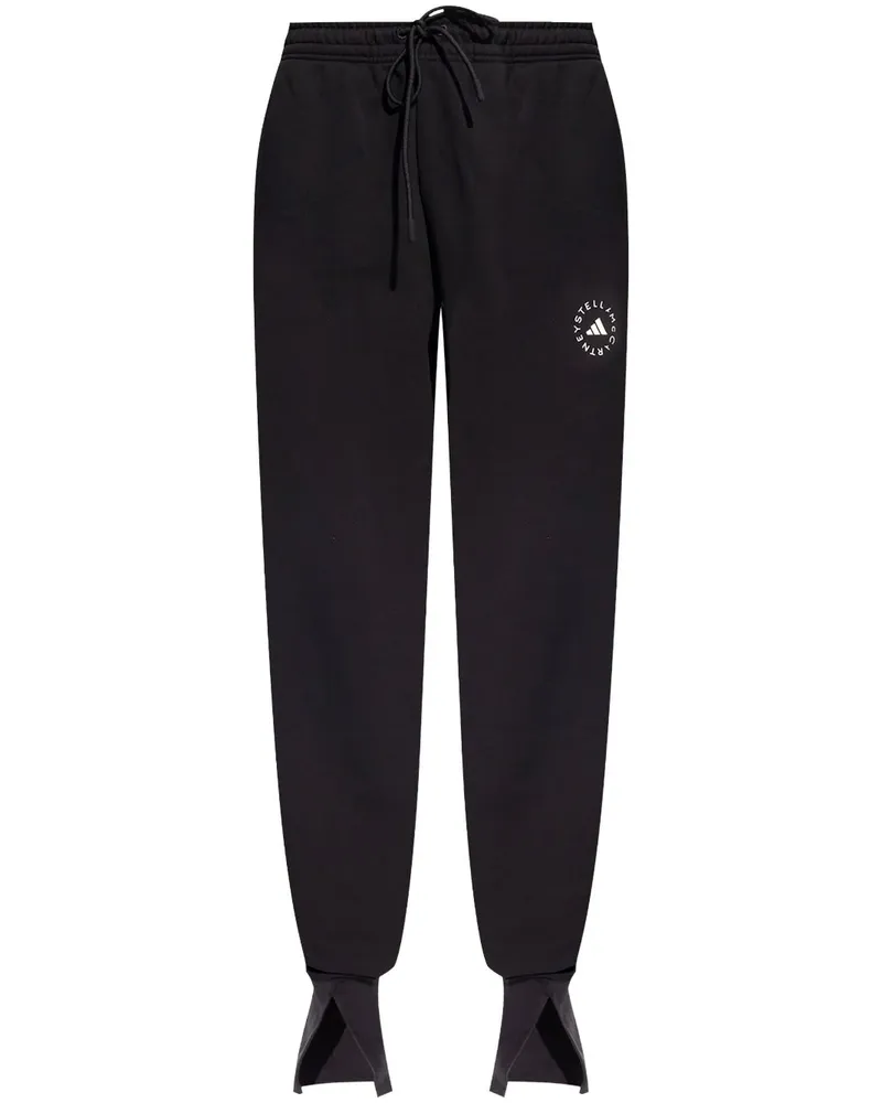 adidas Jogginghose mit Logo-Print Schwarz