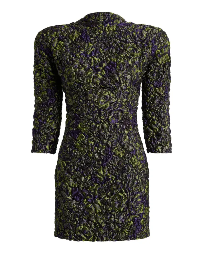 Balmain Kleid aus Cloqué-Jacquard - Grün Grün