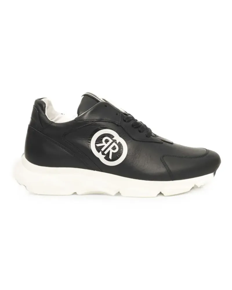 Cerruti 1881 Sneakers mit Logo-Patch - Schwarz Schwarz
