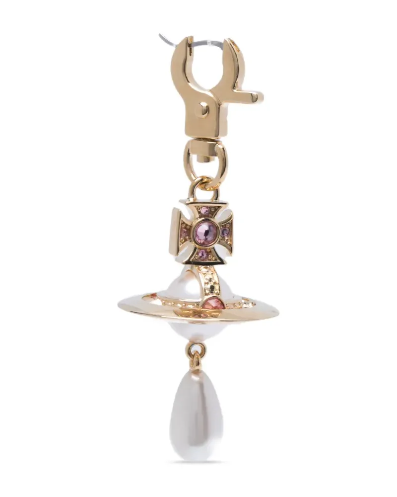 Vivienne Westwood Aïda Orb Hängeohrringe mit Kristallen - Gold Gold