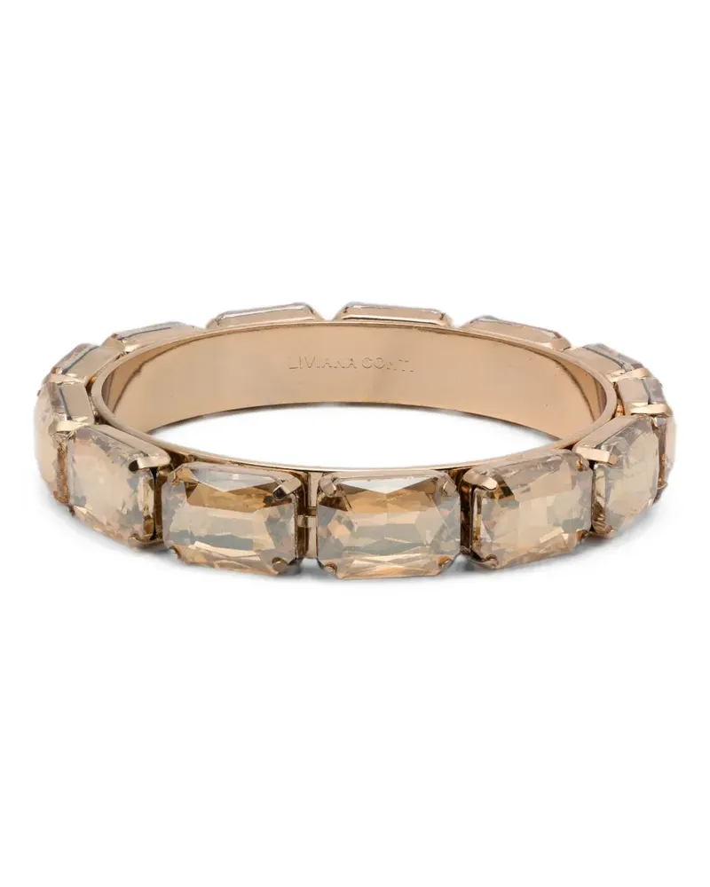 Liviana Conti crystal-embellished bracelet - Gold Gold