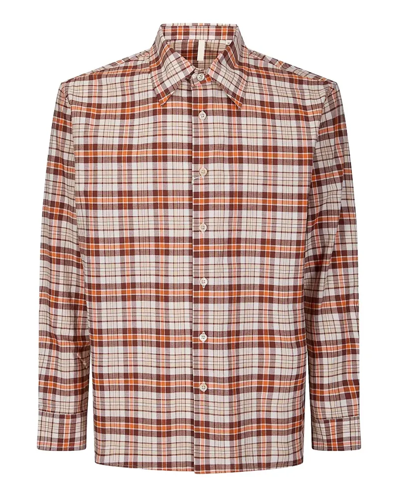 Sunflower Kariertes Studio Hemd - Nude Nude