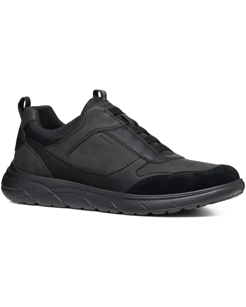 Geox Sneakers mit Einsätzen - Schwarz Schwarz