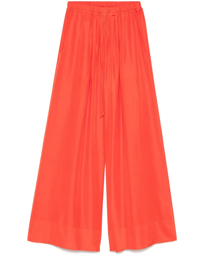 forte_forte Hose aus Seide - Orange Orange