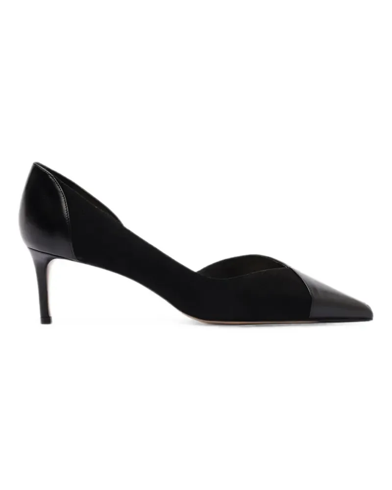 Alexandre Birman Patricia panelled pointed-toe pumps - Schwarz Schwarz