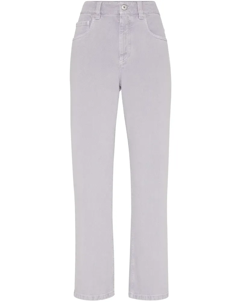 Brunello Cucinelli Ausgestellte Jeans - Violett Violett