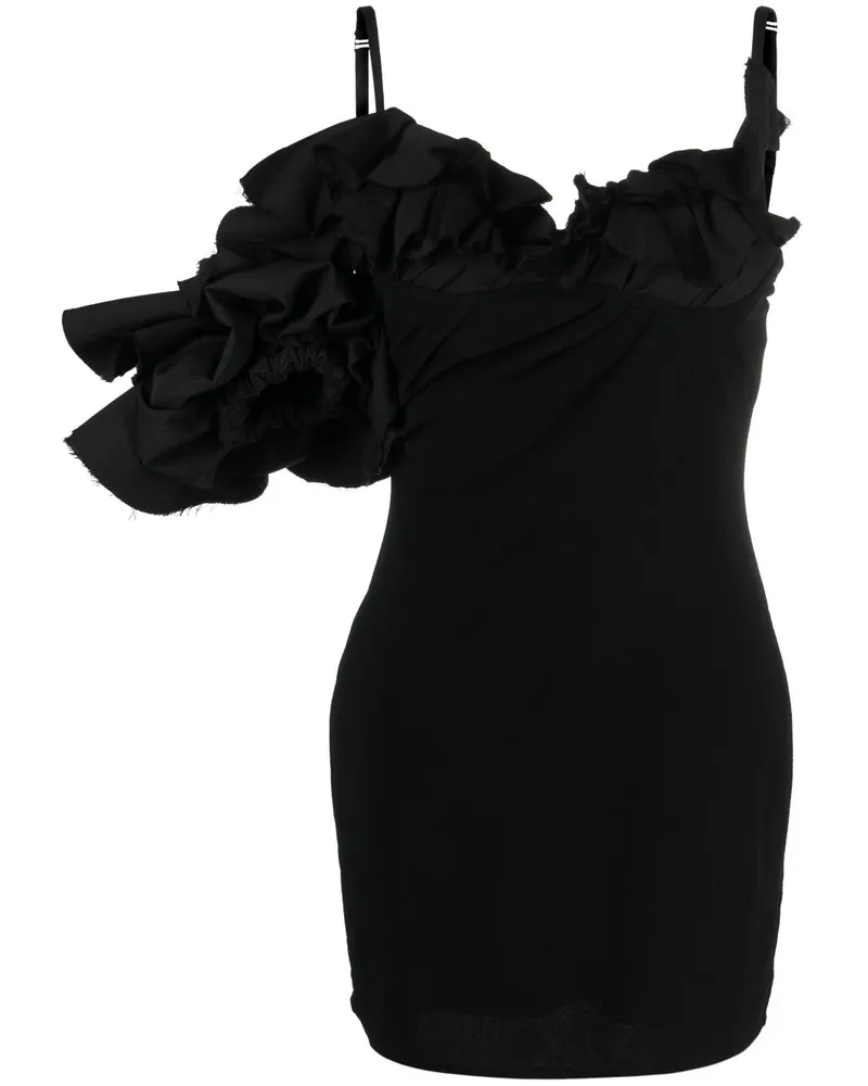 Jacquemus La Robe Duna Minikleid - Schwarz Schwarz