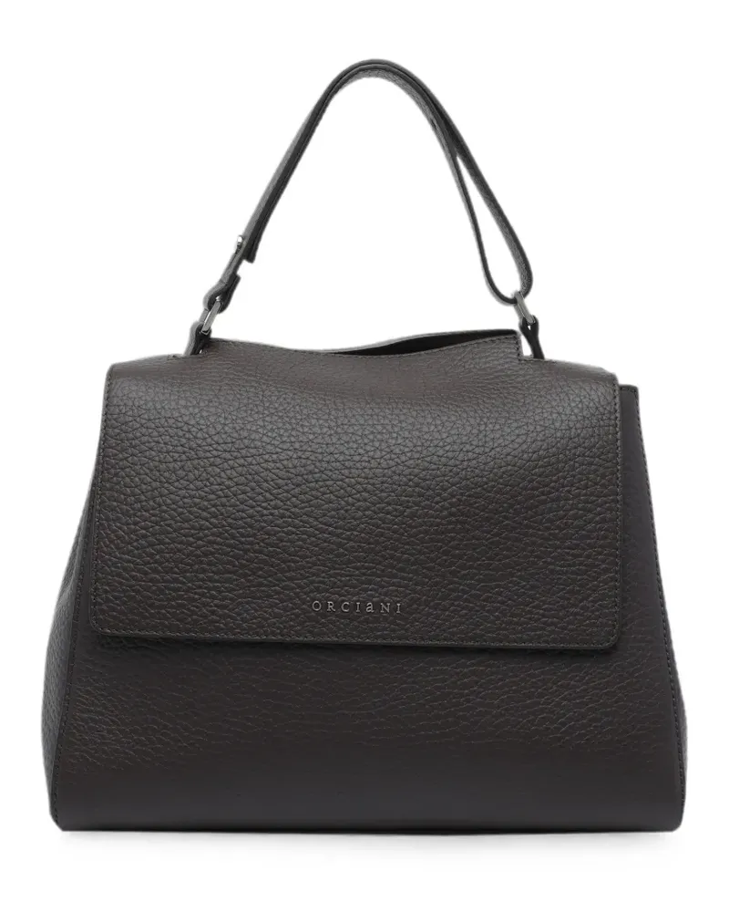 Orciani Sveva leather shoulder bag - Braun Braun