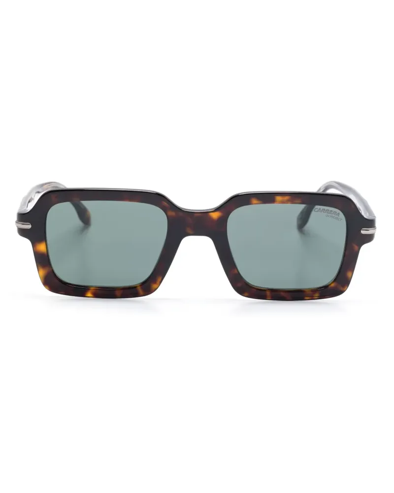 Carrera Sonnenbrille mit Logo-Print - Braun Braun