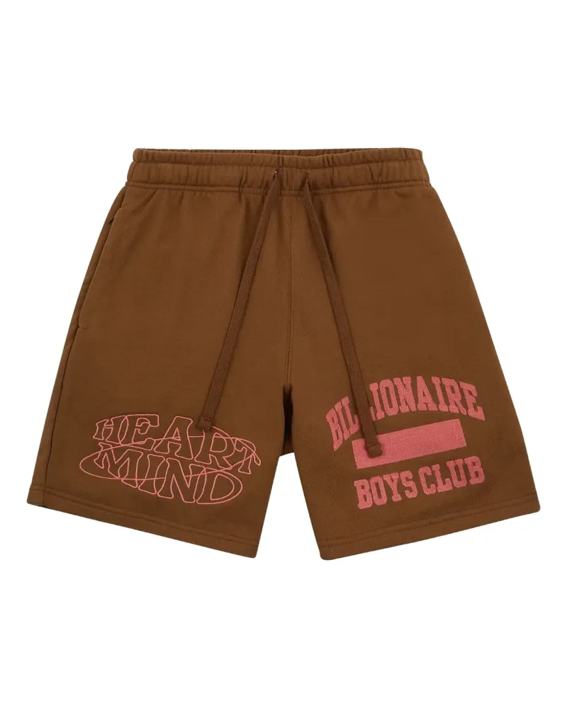 Billionaire Boys Club Shorts mit Heart Mind-Print - Braun Braun